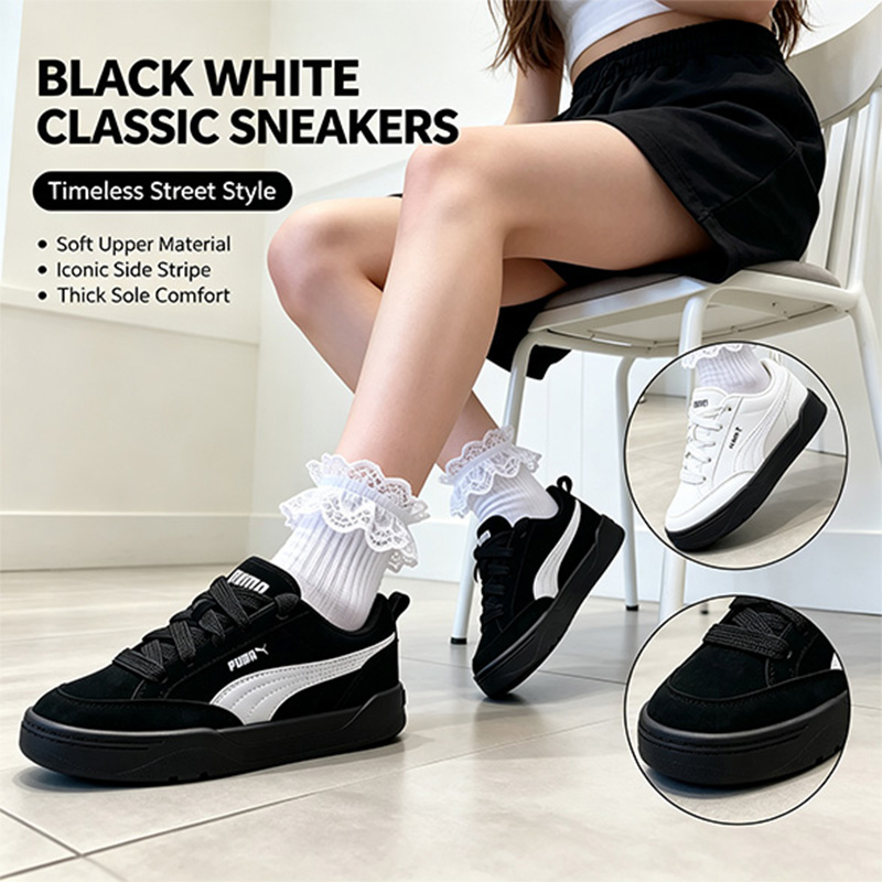 Women Shoes Hong Kong - メンズ プーマ 401606-15 ブラック ホワイト スエード