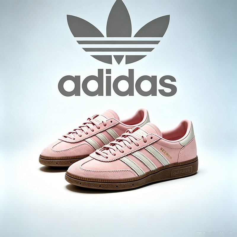 Women Shoes Hong Kong - アディダス正規品のクローバー柄スニーカー、女性用、夏のスポーツやカジュアルファッション向け、ピンク色のスニーカー JI2646
