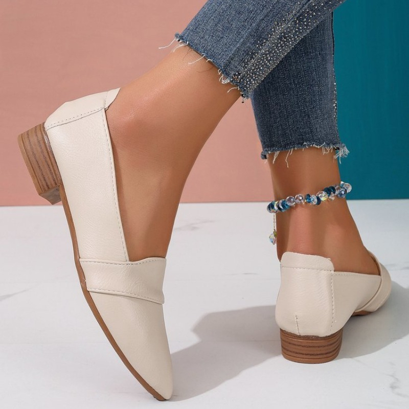 スリッポンシューズ レディース フラットシューズ 無地 ポイ - Women Shoes With Heels のレビューと価格