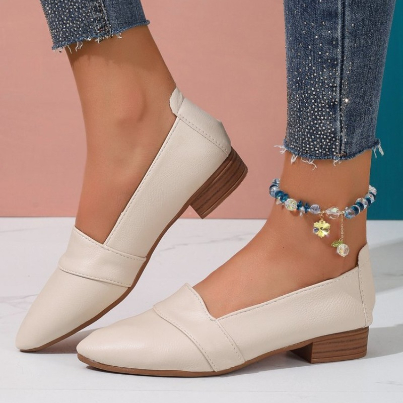 スリッポンシューズ レディース フラットシューズ 無地 ポイ - Women Shoes With Heels のレビューと価格