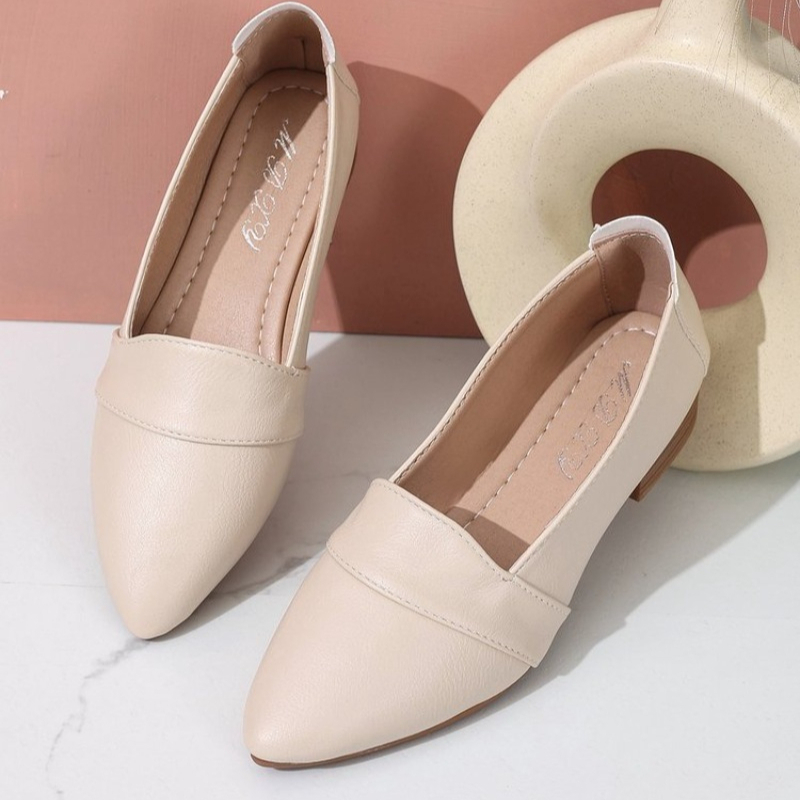 スリッポンシューズ レディース フラットシューズ 無地 ポイ - Women Shoes With Heels のレビューと価格