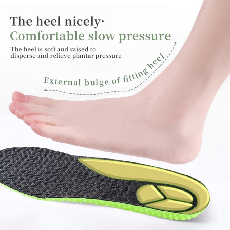 スポーツ衝撃吸収インソールグリーンpuメモリーフォーム通気性 - Women'S Shoes With Arch Support のレビューと価格