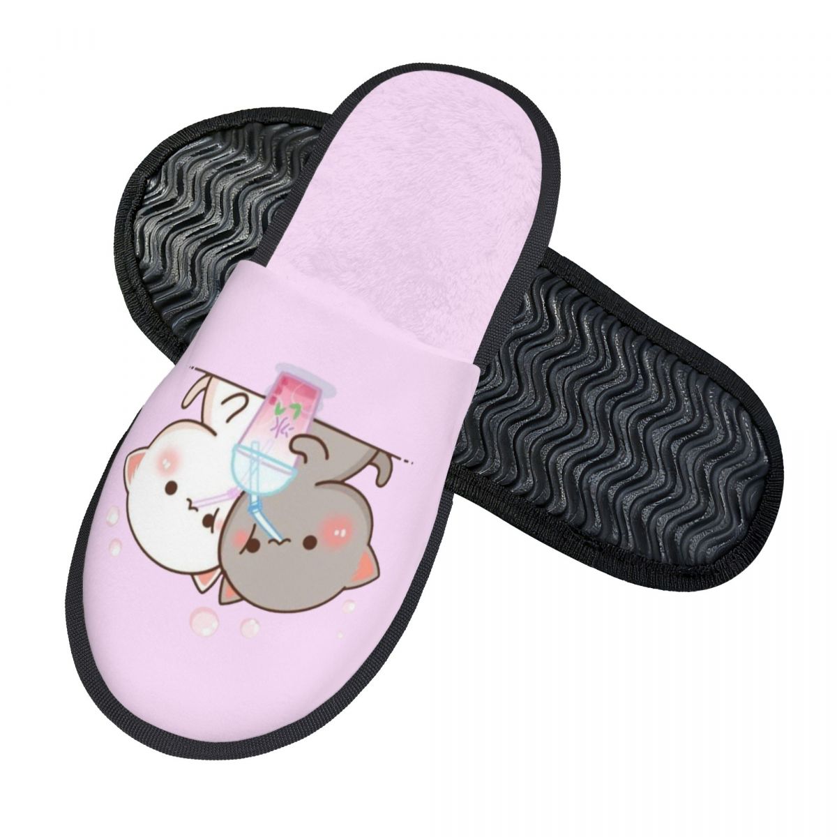 カスタムカップルモチキャットピーチとゴマスソフトメモリーフォ - Women Shoes Mochi のレビューと価格