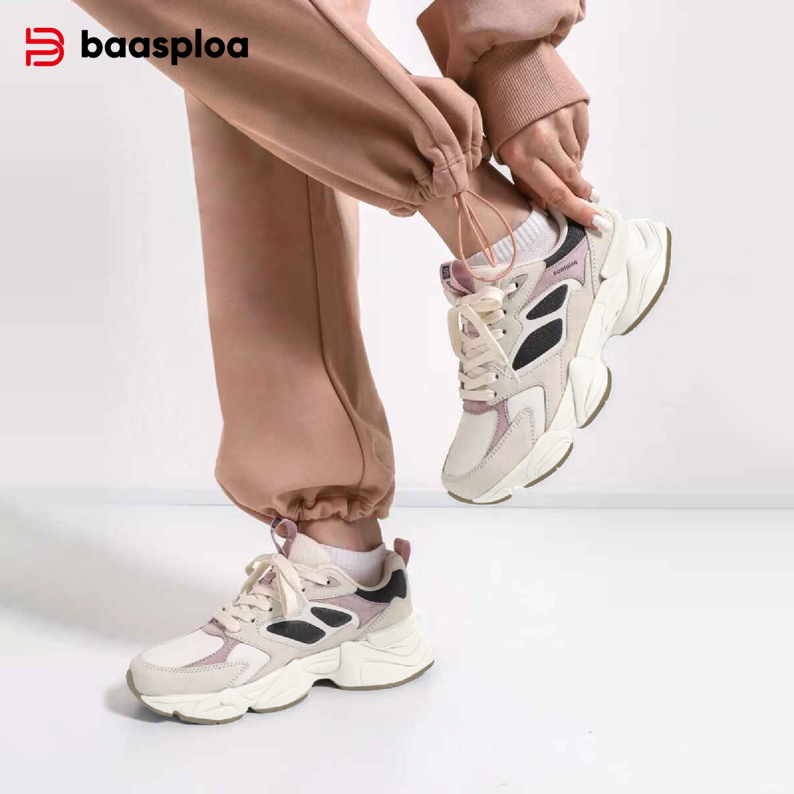 Baasploa 女性ランニングスニーカーブランドメッシュ通 - Women Shoes Nb のレビューと価格