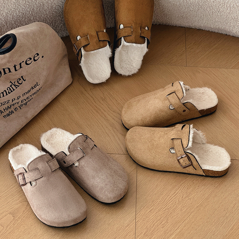 女性用スエードクロッグ、男性用ミュール、コルクフットベッドサ - Women'S Shoes With Arch Support のレビューと価格