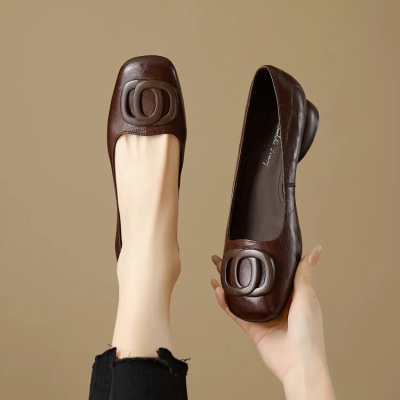 フランス風レディースシューズ パンプス レザーシューズ スク - Shoes Women Pumps のレビューと価格