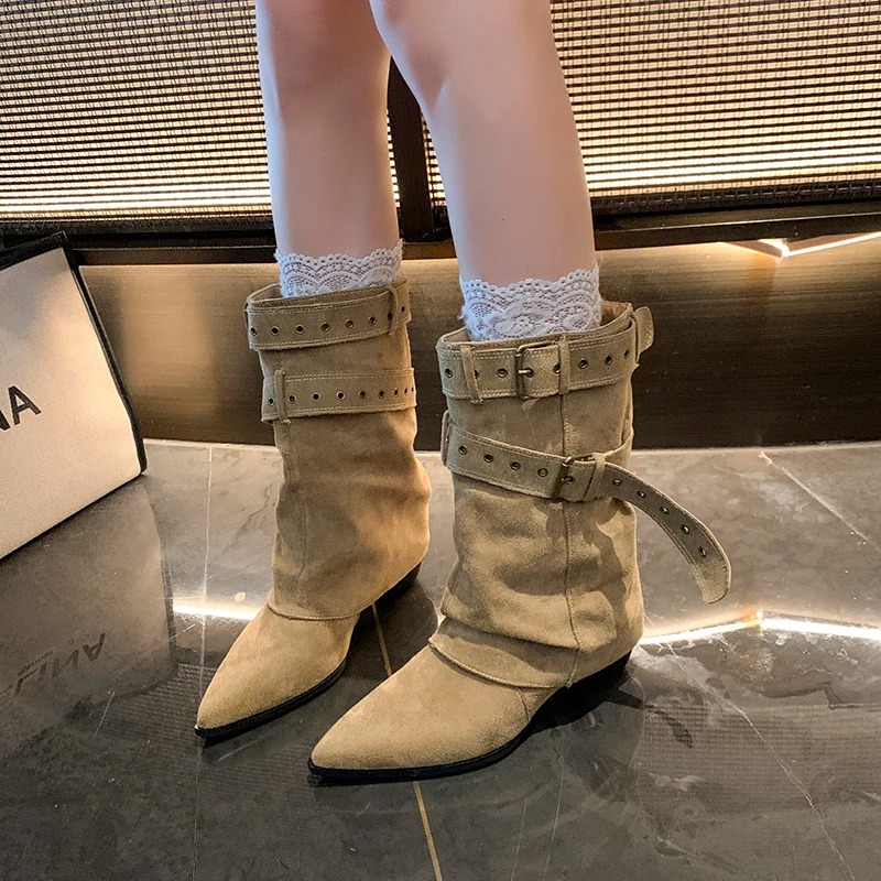 2025年 ポインテッドトゥ レディース ウィンターブーツ  - Women'S Shoes Trending 2025 のレビューと価格