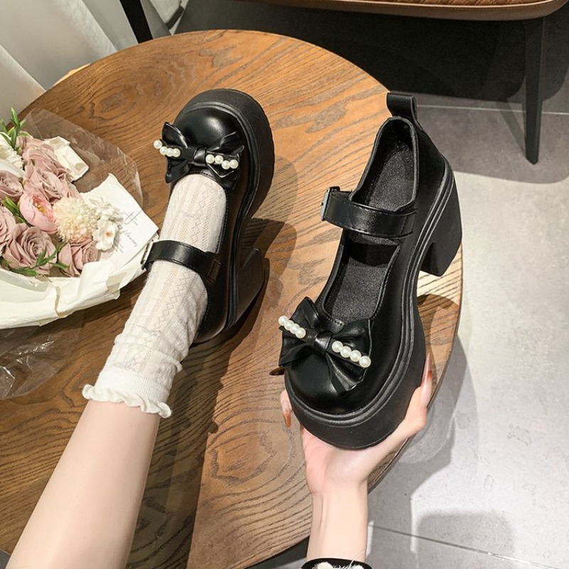 2026 ロリータシューズ黒スーパーハイヒールメアリージェー - Women'S Shoes Everyday のレビューと価格