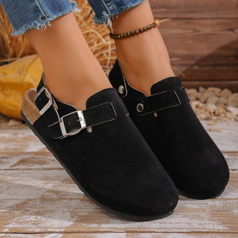 2026年クレスターレディーススエードレザーバックルミュール - Women'S Shoes With Arch Support のレビューと価格