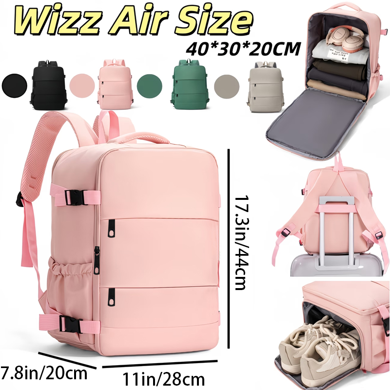 男女兼用クロスボーダートラベルバックパック、大容量シューズコ - Women Shoes Must Have のレビューと価格