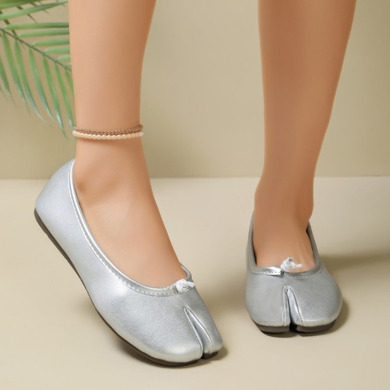 レディース スプリットトゥ バレエシューズ ノット装飾 スリ - Women'S Shoes Everyday のレビューと価格