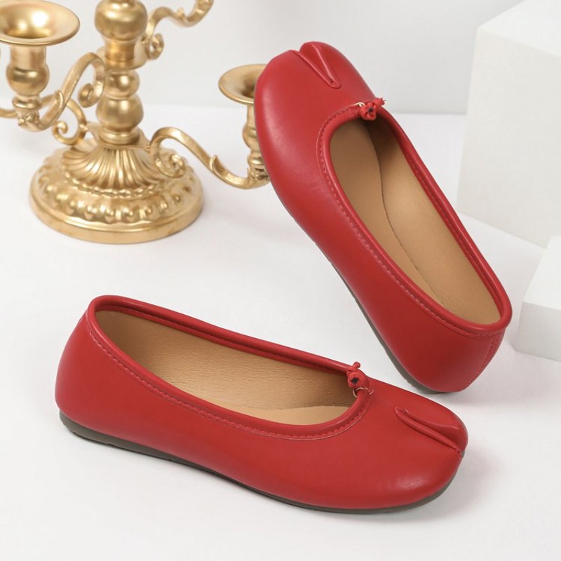 レディース スプリットトゥ バレエシューズ ノット装飾 スリ - Women'S Shoes Everyday のレビューと価格