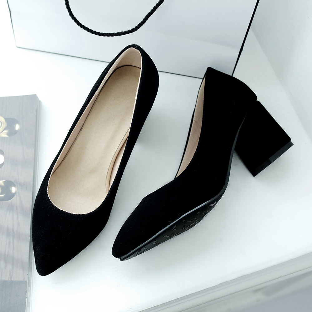 新春快適グレーブラックレディースパンプス ポインテッドトゥハ - Women'S Shoes Size 12 のレビューと価格
