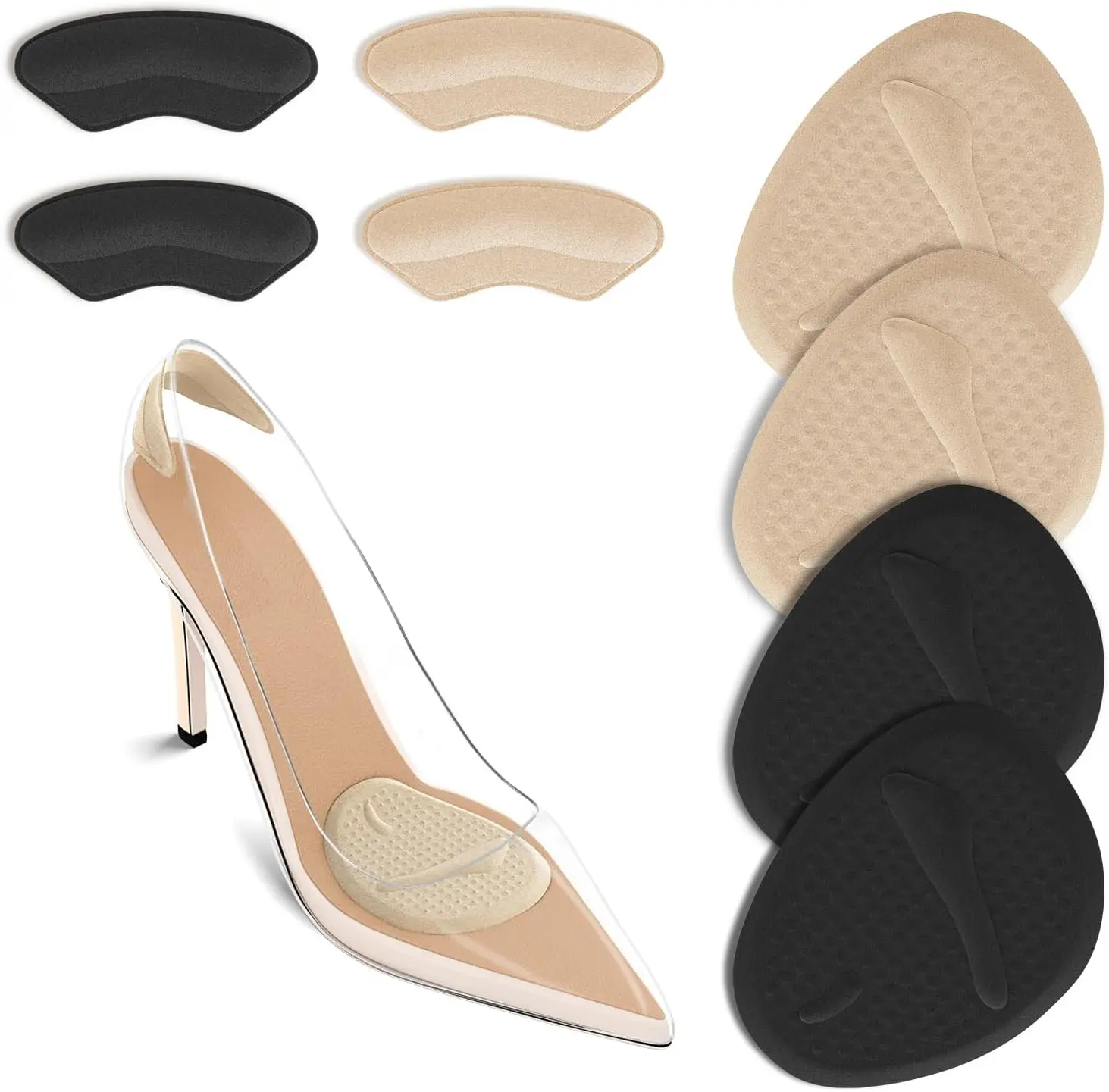 2セットのヒールパッド、足裏クッション、中足骨パッド、女性用 - Women Shoes With Heels のレビューと価格