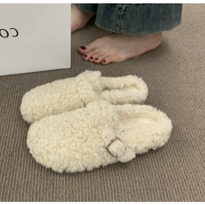 女性用ファー付きボストンサンダル 冬用ファッション コルクイ - Women'S Shoes With Arch Support のレビューと価格
